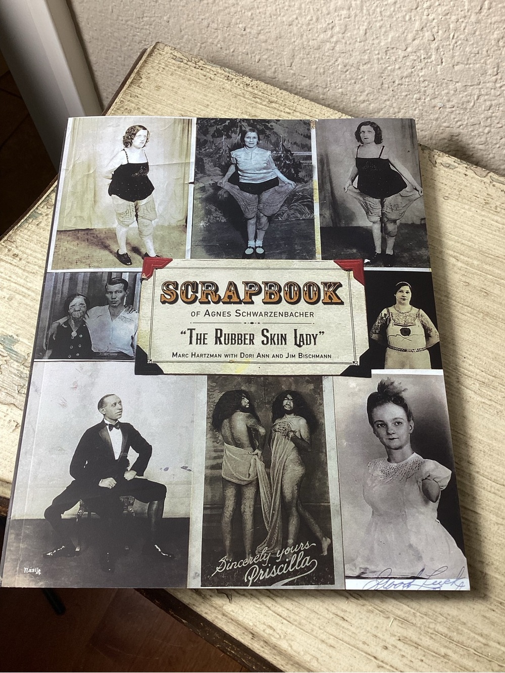 Scrapbook - Black, Cream and Red Photo Collage Cover